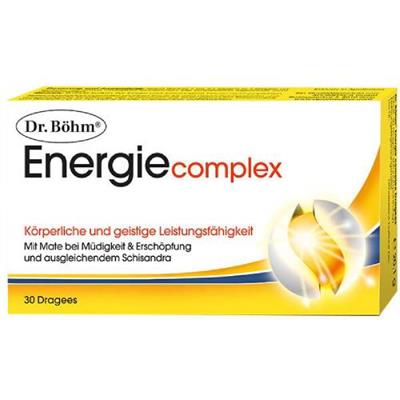 قرص افزایش انرژی، انرژی کمپلکس
30 قرص
(Dr. Böhm® Energie complex)