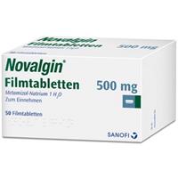 مسکن قوی نووالجین 500 میلی گرم
50 عدد قرص
(Novalgin Filmtabletten 500- 50 Tab)
Metamizol-Natrium 1 H2O