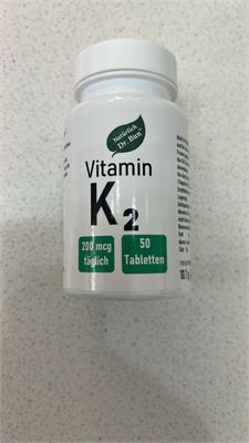VITAMIN K2  200mcg  TBL
50عددی