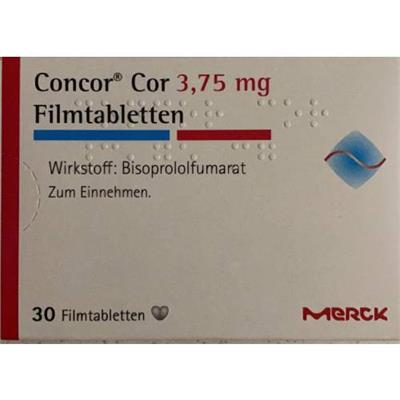 کنکور 3.75 میلی گرم - بیزوپرولول
30 قرص روکشدار
(Concor ® cor3.75 mg- 30 filmtab)