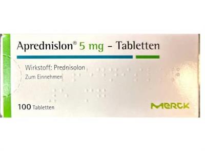 APREDNISLON ®TBL  5MG
100عددی