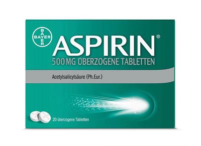 ASPIRIN ®  TBL 500MG
20عددی
(. Acetylsalicylsäure ( ph.Eur