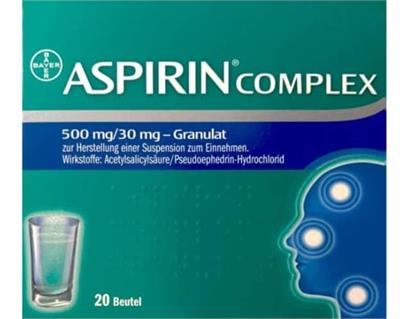 ASPIRIN® COMPLEX GRAN     BTL
20عددی