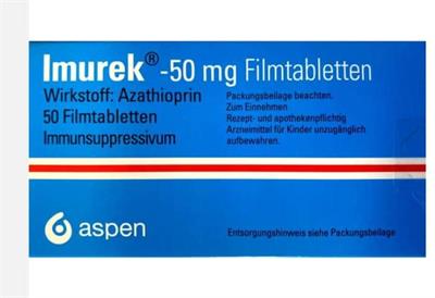 IMUREK FTBL50mg
50عددی
Wirkstoff; Azathioorin
