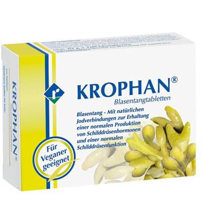 قرص های تیروئید کروفان
100 عدد قرص روکشدار
(KROPHAN® Blasentangtabletten)