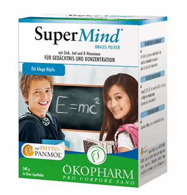 کپسول افزایش حافظه و تمرکز برای بزرگسالان سوپر مایند
90 کپسول
(Super Mind erwachsene - 90 kapseln/OKOPHARM)