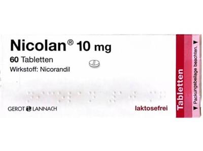 NICOLAN TBL 10MG
Wirkstoff: Nicorandil
60عددی