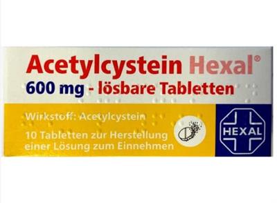 Acetylcystein  Hexal ®600mg
10عددی
قرص جوشان
