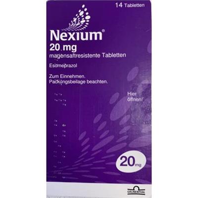 نکسیوم 20 میلی گرم-® Nexium
Wirkstof: Esomeprazol
14 قرص
(Nexium)