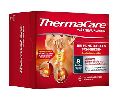 لنت حرارتی کاهش دهنده درد و اسپاسم عضلانی 6 عددی ترماکر
(ThermaCare® Flexible Anwendung)