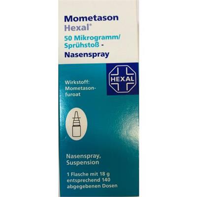 مومتازون هگزال 50 میکرو گرم
اسپری تنفسی بینی
(Mometason Hexal ®50µg)