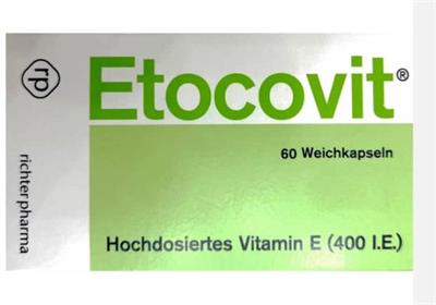 ( Etocovit ® -Hochdosiertes Vitamin E( 400 I.E
60عددی