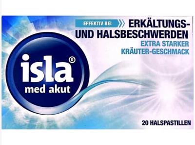 ® isla med akut  ERKALTUNGS
20عددپاستیل