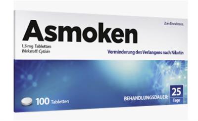 ASMOKEN ®TBL 1.5MG
Wirkstoff :Cytrisin
100عددی