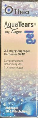 ژل چشم آکوا تیرز برای جایگزینی مایع چشم
10 گرم
(AquaTears ® Augen-Gel)
Wirkstoff: Carbomer974p