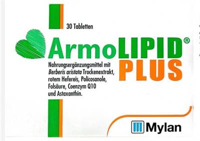 Armo LIPID PIUS ®TBL
30عددی
پایین آورنده چربی خون است.