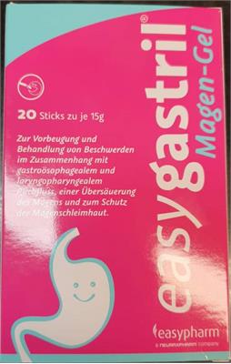 ® easy gastril
Magen-Gel
 20ticks zu je15g
eassypharma
برای معده
