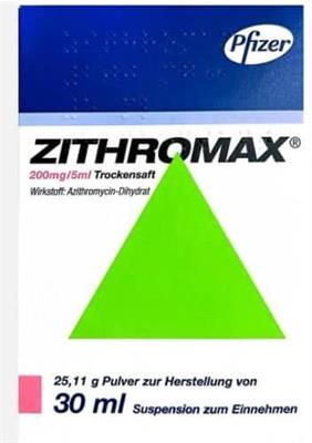 ZITHROMAX TRSFT 200MG/5ML