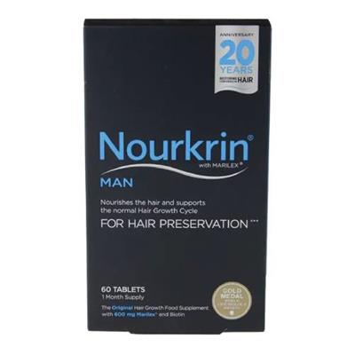 نورکرین من برای رشد مجدد موی مردان
 60 عدد قرص
Nourkrin Man Hair Preservation 1 Month Supply 60 Tablets)