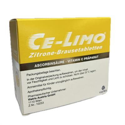 قرص جوشان ویتامین ث 1000گرمی طعم لیمو
( CE-LIMO ®- Zitrone-Brausetabletten-1000g) Viatris)
30عددی