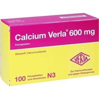 کلسیم ورلا 600 میلی گرم
100 عدد قرص
(Calcium Verla ® 600 mg)