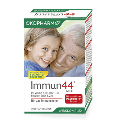 قرص مکیدنی تقویت سیستم ایمنی ایمیون 44 
30 عدد قرص مکیدنی
(Immun 44® akut- 30 lutsch tabletten/okopharm)