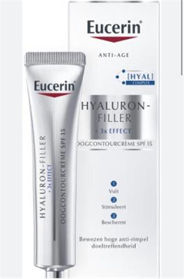 فیلر و کاهش دهنده چین و چروک دور چشم هیالورون-فیلر
5 میلی لیتر
(Eucerin® Hyaluron-Filler Augenpflege + 5 ml)