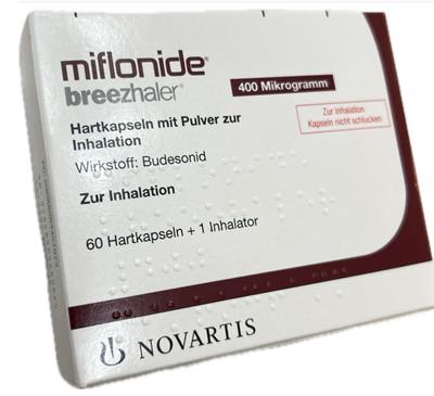 MIFLONIDE® BREEZHALER   NOV 400MCG
Wirkstoff: Budesonid
60کپسول