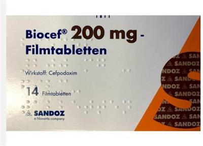 BIOCEF® SAN FTBL 200MG 
14عددی
آنتي بیوتیک