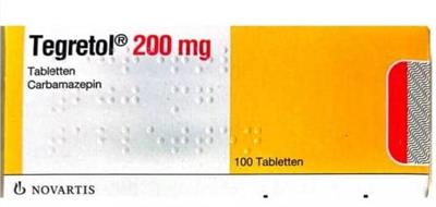 TEGRETOL®  NOVARTIS  TBL 200MG  
Wirkstoff: Carbamazepin
100عددی