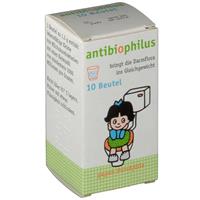 آنتی بیوفیلوس برای درمان اسهال با منشاء مختلف
10 ساشه پودر محلول خوراکی
(antibiophilus ®-10 beutel)