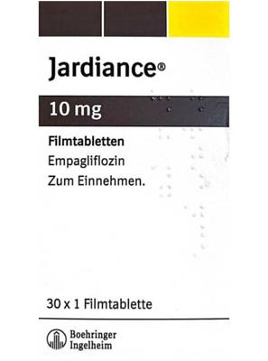 Jardiance ®10 mg-30 filmtablette
30عددی
Empagliflozin-Bohringer Ingelheim