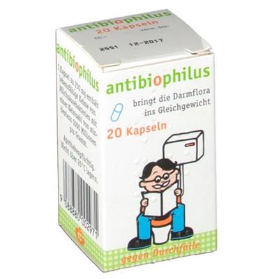 کپسول آنتی بیوفیلوس برای درمان اسهال با منشاء مختلف
20 کپسول
(antibiophilus ®- 20 kapsuln)