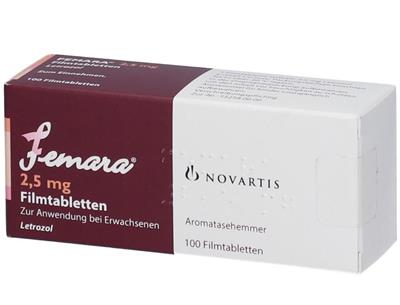 FEMARA= Letrozol  FTBL 2,5MG
30عددی