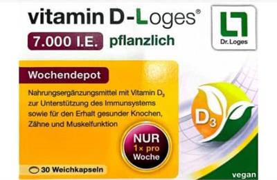 VITAMIN D-LOGES®  D3
   7.000I.E
30کپسول