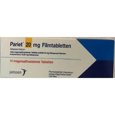 قرص پاریت 20 میلی گرم-Pariet
14 عدد قرص روکشدار
(Pariet ® -Rabeprazol)