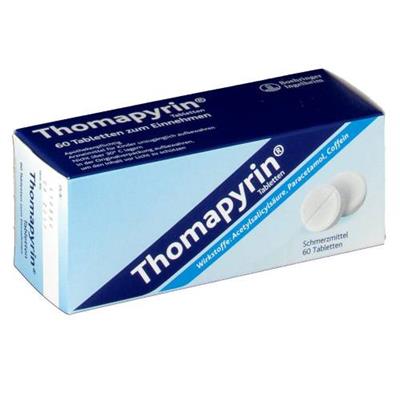 قرص مسکن توماپیرین
60 قرص
(Thomapyrin® - Tabletten)