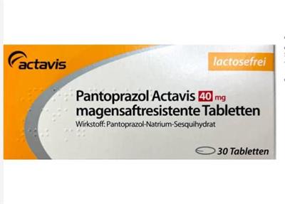پنتوپرازول 40 میلی گرم برند اکتاویس
30 قرص
(Pantoprazol ® Actavis ®40 mg- )