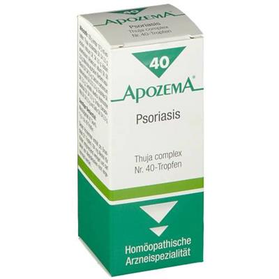 قطره آپوزما برای درمان پسوزیاریس و خارش پوست
50 میلی لیتر
(APOZEMA® Psoriasis-Tropfen Nr. 40)