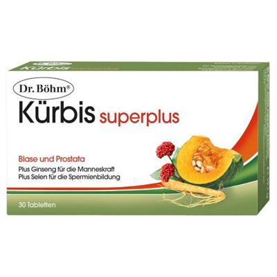 قرص عصاره کدو
30 عددی
 (Dr. Böhm® Kürbis superplus Tabletten)