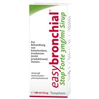 شربت ایزی برونشیال برای رفع سرفه های خشک
180میلی لیتر
(easy bronchial ® - Stop forte 3mg/ml Sirup/EASYPHARM)