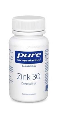 Pure
Zink30
Zinkpicolinat
60کپسول وگان