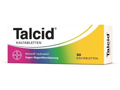 قرص جویدنی تالسید
50 قرص جویدنی
 (-Talcid® Kautabletten 500 mg-50kautabletten)