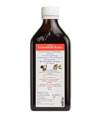 شربت ویتامینه برای میگرن و درد های واریس 
270 گرم
(Venentonikum ® -Gföhler)